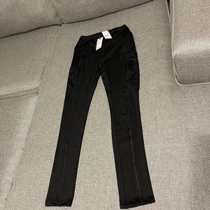 Long leggings with side pockets